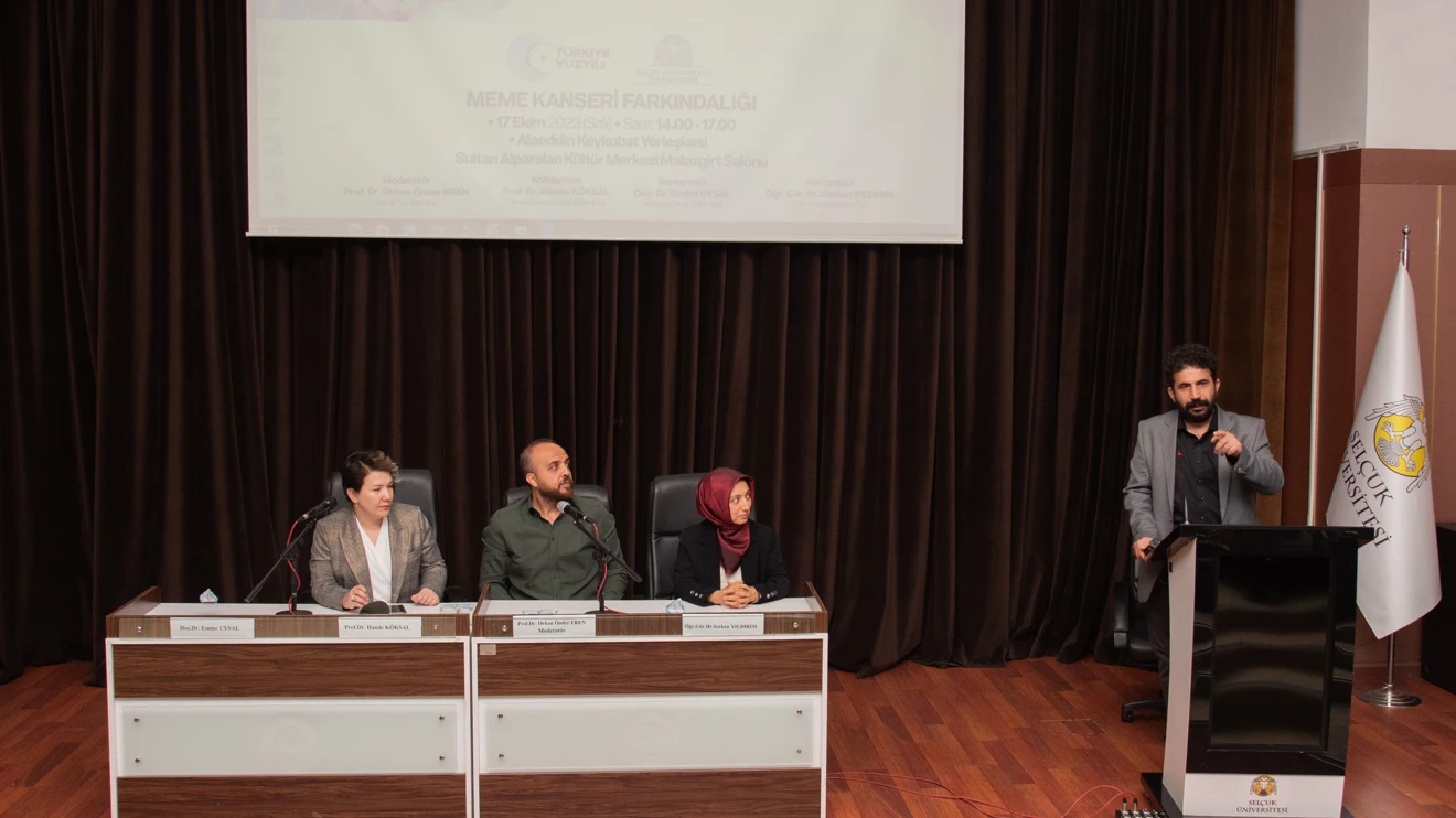 Selçuk Üniversitesinde ‘Meme Kanseri Farkındalığı’ semineri 